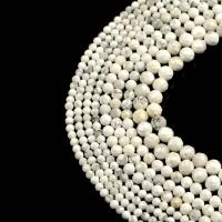 Single Gemstone Beads, Howlite, Round, DIY white mm 