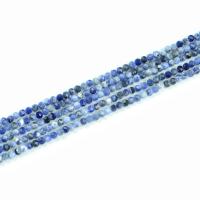 Sodalith Perlen, Sosalith, rund, DIY & verschiedene Größen vorhanden, blau, Länge:ca. 380 Millimeter, verkauft von Strang