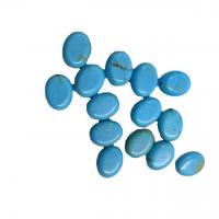 Natural Turquoise Beads, polished, DIY, blue [