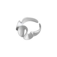 Sterling Silver Finger Ring, 925 Sterling Silver, polished & for woman, silver color 