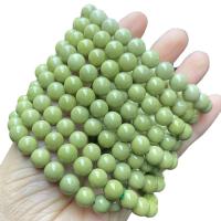 Agate Bracelets, Alexa Agate, Round & for woman, green Approx 6.5-8 Inch 