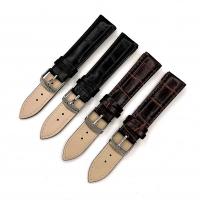 Watch Band, PU Leather, with 304 Stainless Steel, Unisex 