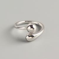 Sterling Silver Finger Ring, 925 Sterling Silver, fashion jewelry & for woman, 7mm, Inner Approx 17mm 
