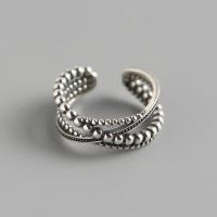 Sterling Silver Finger Ring, 925 Sterling Silver, fashion jewelry & for woman & hollow, 8.8mm, Inner Approx 16.5mm 