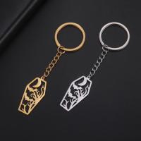 Stainless Steel Key Chain, 304 Stainless Steel, Vacuum Ion Plating, fashion jewelry & Unisex 