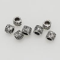 Zinc Alloy Spacer Beads, antique silver color plated, DIY Approx 5mm, Approx 