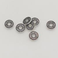 Zinc Alloy Spacer Beads, Round, antique silver color plated, DIY, 8mm Approx 2mm, Approx 