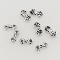 DIY Buddha Beads, Zinc Alloy, Vajra, antique silver color plated Approx [