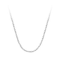 Sterling Silver Necklace Chain, 925 Sterling Silver, with 2inch extender chain & for woman, silver color Approx 14.6 Inch 