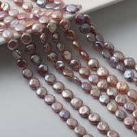 Perlas cultivadas de agua dulce Abalorio, Barroco, Bricolaje, rosa púrpura, 8-9mm, longitud:aproximado 37-39 cm, Vendido por Sarta