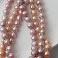 Naturel d'eau douce perles, perle d'eau douce cultivée, Légèrement rond, DIY, plus de couleurs à choisir, 12-13mm Environ 38-40 cm, Vendu par brin