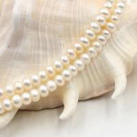 Naturel d'eau douce perles, perle d'eau douce cultivée, abaque, DIY, plus de couleurs à choisir, 5-5.5mm Environ 40 cm, Vendu par brin