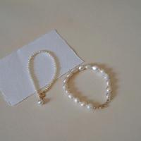 Cultured Freshwater Pearl Bracelets, handmade, fashion jewelry & for woman, white cm 
