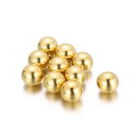 Edelstahl Perlen, 304 Edelstahl, rund, Vakuum-Ionen-Beschichtung, DIY, keine, 10mm, ca. 10PCs/Tasche, verkauft von Tasche