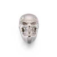 Edelstahl Perlen, 304 Edelstahl, Schädel, Vakuum-Ionen-Beschichtung, DIY, keine, 18x12mm, verkauft von PC