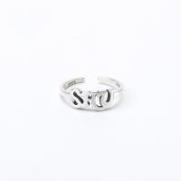 Sterling Silver Finger Ring, 925 Sterling Silver, fashion jewelry & for woman & hollow, Inner Approx 17mm 