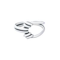 Sterling Silver Finger Ring, 925 Sterling Silver, Antique finish, fashion jewelry & for woman & hollow, Inner Approx 18mm 