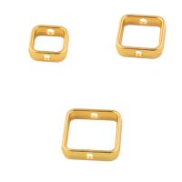Brass Frame Beads, Cupronickel, Vacuum Ion Plating, DIY golden Approx 1mm 