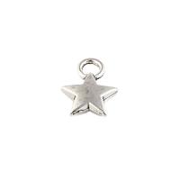 Brass Star Pendants, cupronickel, étoile, bijoux de mode & unisexe Environ 2mm, Vendu par PC