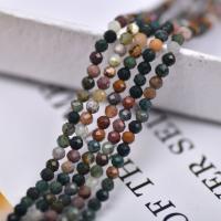 Perle agate indienne naturelle , DIY, couleurs mélangées, 3mm Environ 38 cm, Environ Vendu par brin
