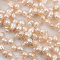 Baroque Cultured Freshwater Pearl Beads, DIY, pink, 8-10mm Approx 39-40 cm 