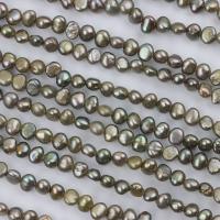 Keshi Cultured Freshwater Pearl Beads, DIY, green, 4-5mm Approx 39-40 cm 