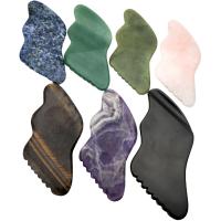 Природный камень Соскоб пластина, полированный, Массаж & различные материалы для выбора, Много цветов для выбора продается PC