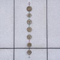 Hanging Ornaments, Wood, with Gemstone, for home and office & fashion jewelry & hollow 1020mm 