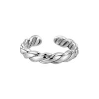 Sterling Silver Finger Ring, 925 Sterling Silver, Antique finish, fashion jewelry & for woman, 4.3mm 