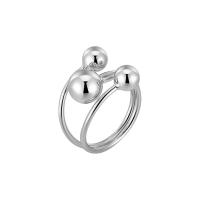 Sterling Silver Finger Ring, 925 Sterling Silver, plated, fashion jewelry & for woman, 6mm,8mm 