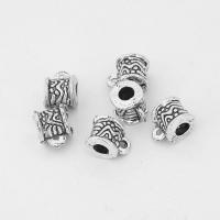 Zinc Alloy Bail Beads, Cup, plated, DIY, silver color 