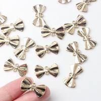Zinc Alloy Charm Connector, Bowknot, plated, DIY, silver color Approx [