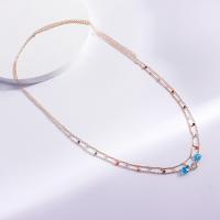 Decorative Chain Belt, Zinc Alloy, with enamel, Double Layer & fashion jewelry & for woman, gold 