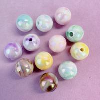 Perles acryliques plaquée, Acrylique, Rond, DIY, plus de couleurs à choisir, 16mm, Vendu par PC