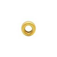 Sterling Silver Spacer Beads, 925 Sterling Silver, 24K gold plated, DIY 