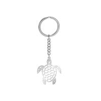 Stainless Steel Key Chain, 304 Stainless Steel, Turtle, fashion jewelry & Unisex, original color 