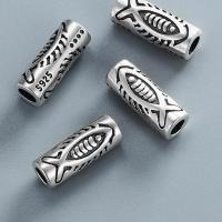 Sterling Silver Spacer Beads, 925 Sterling Silver, plated, DIY, original color Approx 2.4mm 