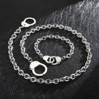 Fashion Stainless Steel Jewelry Sets, 304 Stainless Steel, fashion jewelry & Unisex 