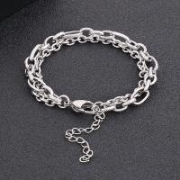 Stainless Steel Chain Bracelets, 304 Stainless Steel, fashion jewelry & Unisex 
