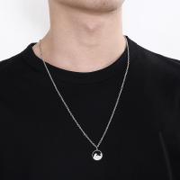 Titanium Steel Jewelry Necklace, fashion jewelry & Unisex 