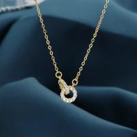 純銀製の宝石類のネックレス, 925スターリングシルバー, とともに 5cm エクステンダチェーン, ファッションジュエリー & 女性用 & ライン石のある, 無色 長さ:約 40 センチ, 売り手 セット