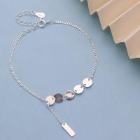 Sterling Silver Bracelets, 990 Sterling Silver, with 5cm extender chain, fashion jewelry & for woman Approx 16 cm 