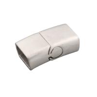 Rectangle Stainless Steel Magnetic Clasp, 304 Stainless Steel, DIY, original color Approx 