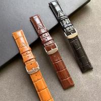 Watch Band, Leather, with Zinc Alloy, Unisex 