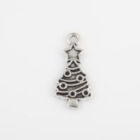 Zinc Alloy Pendant Cabochon Setting, Christmas Tree, plated, DIY Approx 1.6mm 