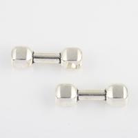 Zinc Alloy Spacer Beads, Barbell, plated, DIY Approx 2mm 