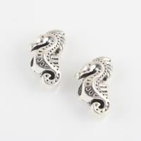 Zinc Alloy Spacer Beads, Seahorse, plated, DIY Approx 2mm 