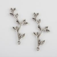 Zinc Alloy Jewelry Pendants, Branch, plated, DIY Approx 1.4mm 