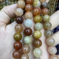 Single Gemstone Beads, Lighter Imperial Jade, Round, polished, DIY Approx 38 cm 