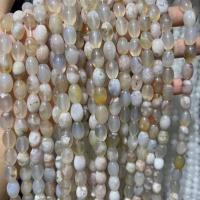 Achat Perlen, Weißer Kirschblüten-Achat, poliert, DIY & verschiedene Größen vorhanden, Länge:ca. 38 cm, verkauft von Strang